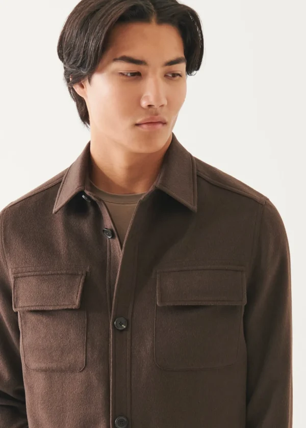 Cashmere Shirt Jacket
