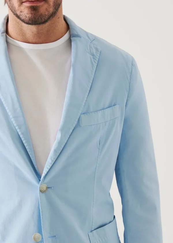 Cotton Blend Garment Dye Blazer