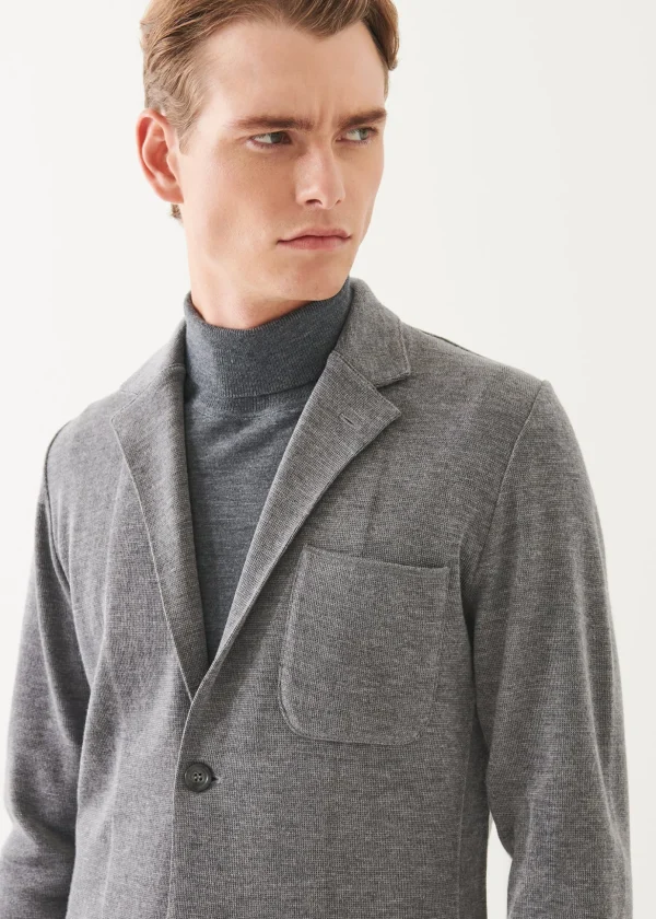 Double Face Merino Half Milano Stitch Blazer
