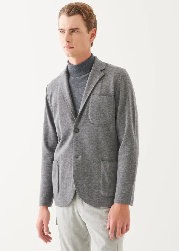 Double Face Merino Half Milano Stitch Blazer