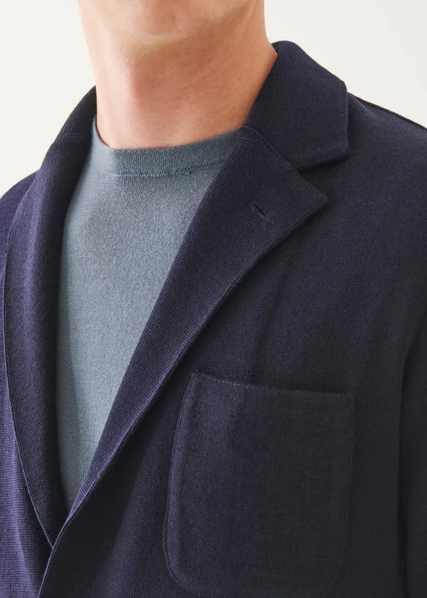 Double Face Merino Half Milano Stitch Blazer