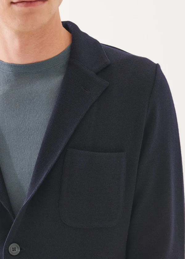 Double Face Merino Half Milano Stitch Blazer