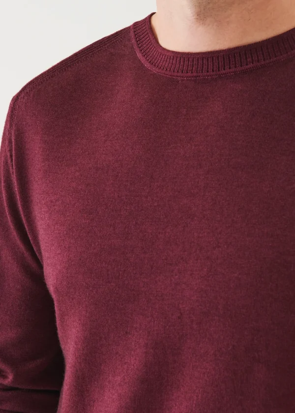 Extra-Fine Merino Cold Dye Crewneck
