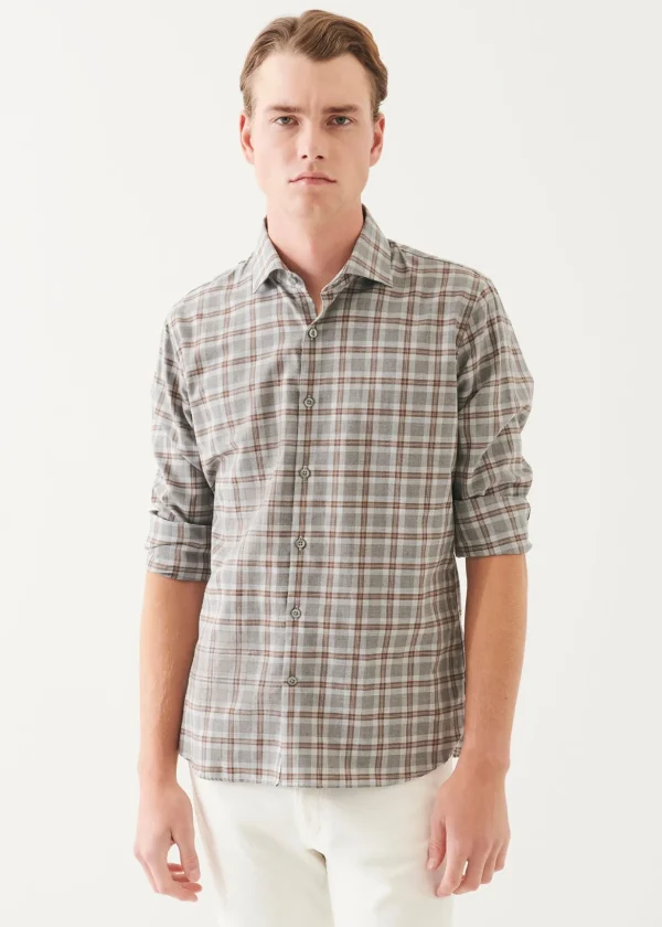 Flannel Check Button Up Shirt