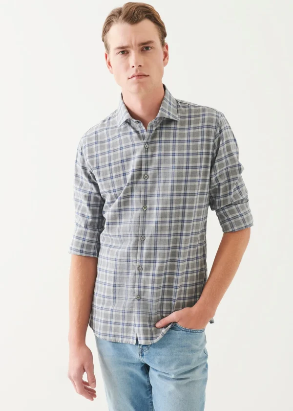 Flannel Check Button Up Shirt