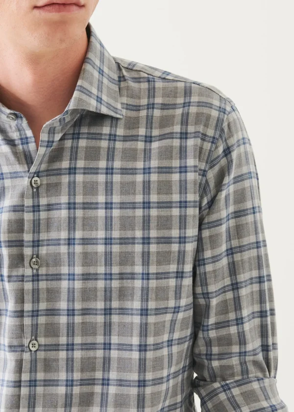 Flannel Check Button Up Shirt