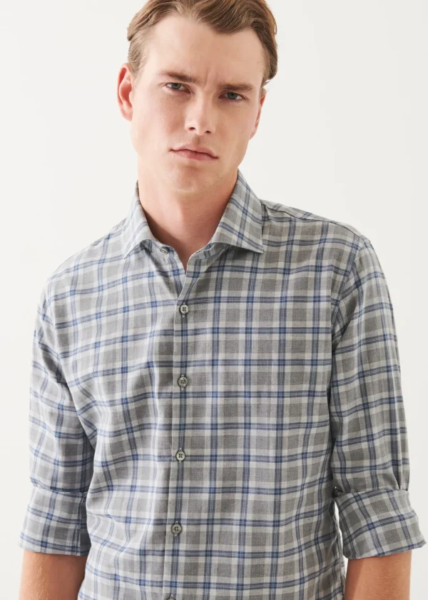 Flannel Check Button Up Shirt