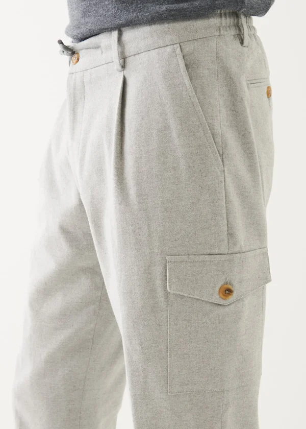 Flannel Slim Cargo Pant