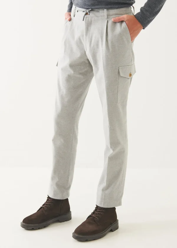 Flannel Slim Cargo Pant