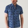 Floral Print Linen Shirt