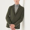 Italian Cashmere Two-Button Blazer