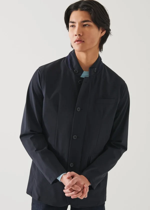 Italian Nylon Hybrid Jacket
