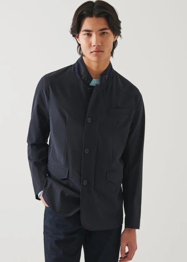Italian Nylon Hybrid Jacket