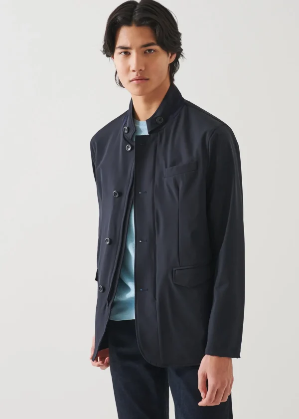 Italian Nylon Hybrid Jacket