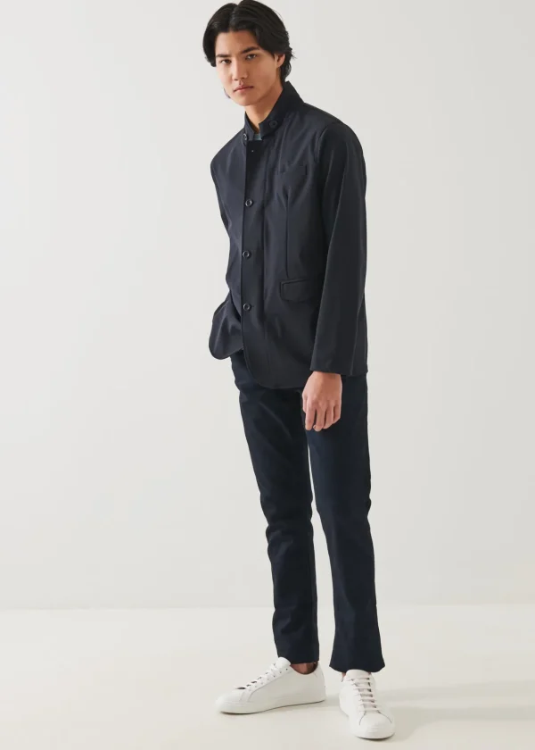 Italian Nylon Hybrid Jacket
