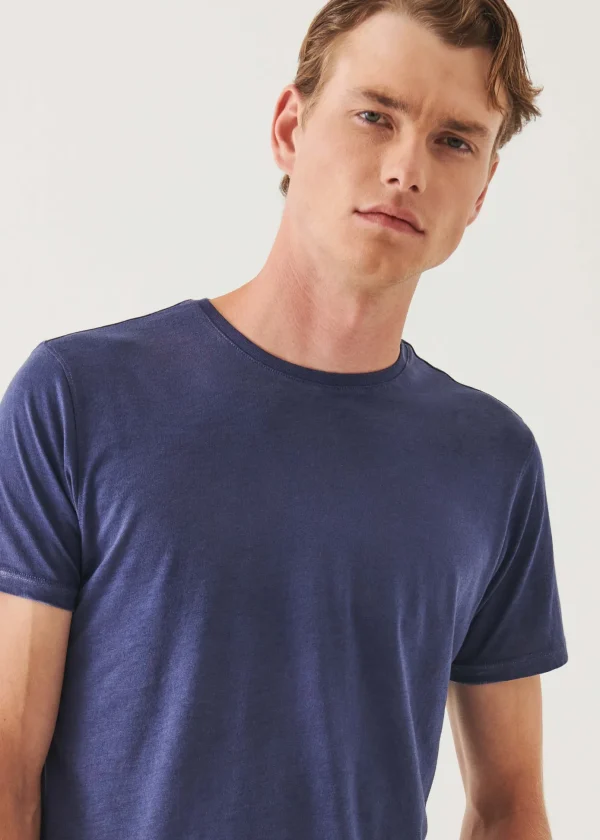 Lightweight Pima Cotton Spray Wash T-Shirt