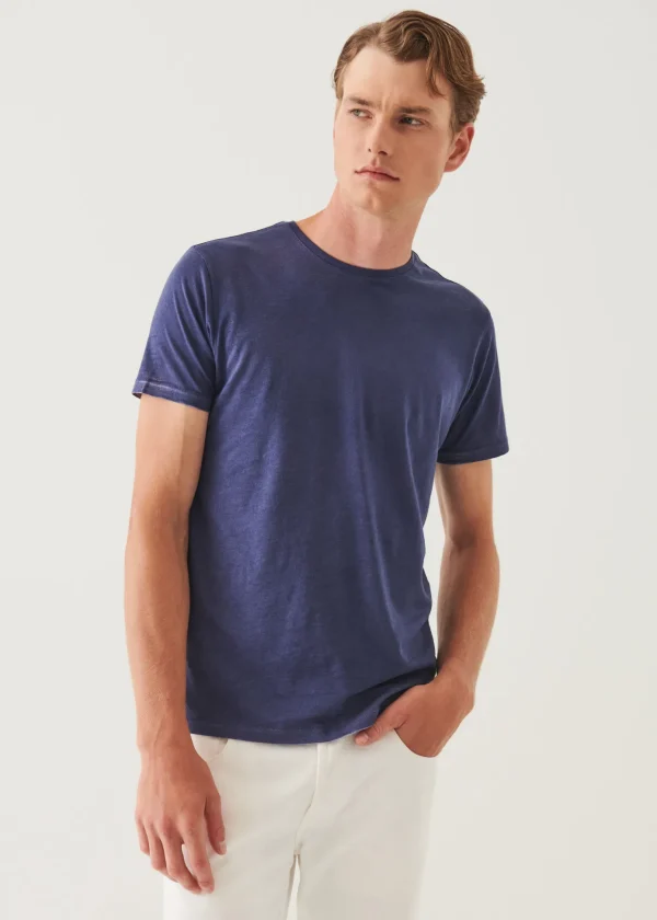 Lightweight Pima Cotton Spray Wash T-Shirt