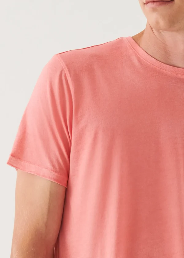 Lightweight Pima Cotton Spray Wash T-Shirt