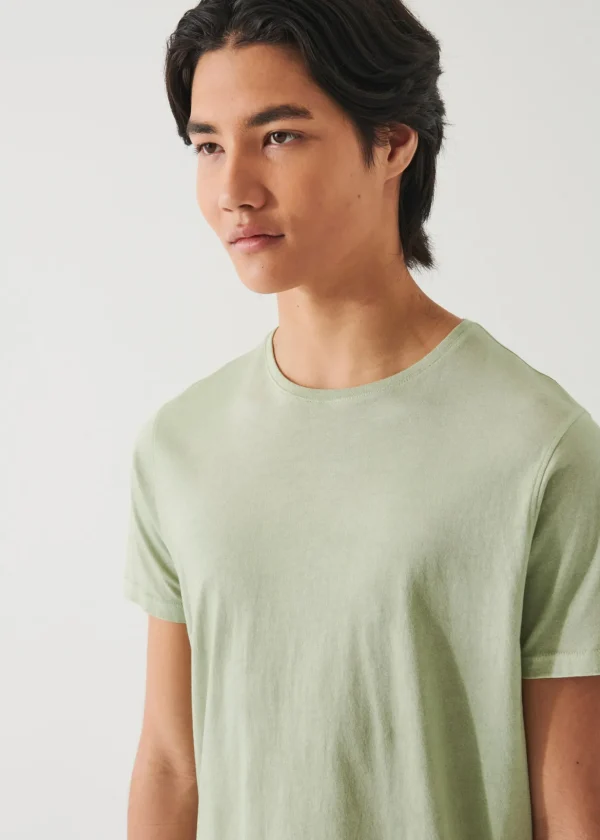 Lightweight Pima Cotton Spray Wash T-Shirt