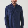 Linen Chambray Over Shirt