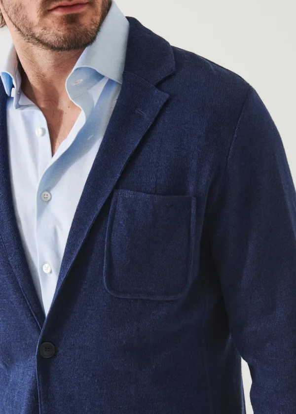 Linen Cotton Blend Blazer