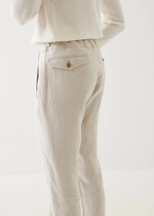 Linen Drawstring Pant