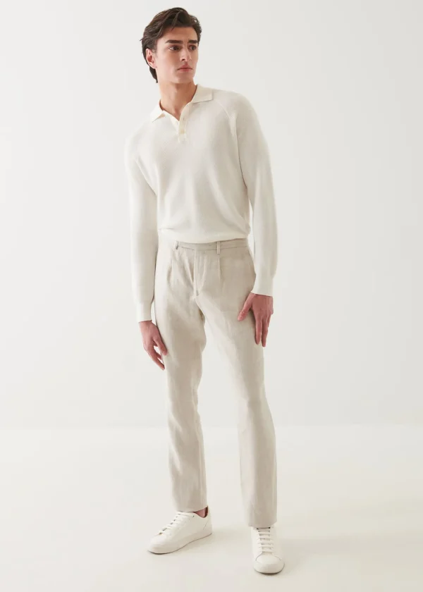 Linen Drawstring Pant