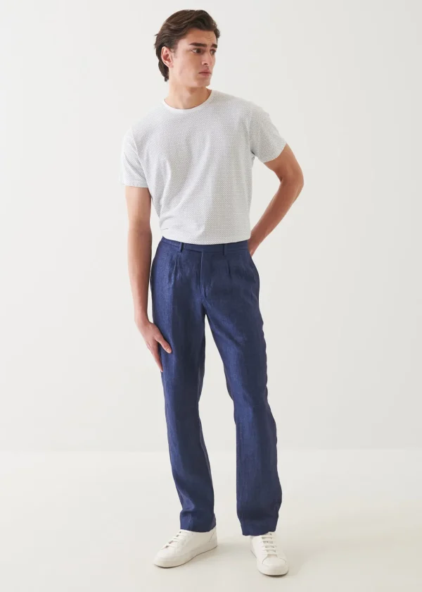 Linen Drawstring Pant