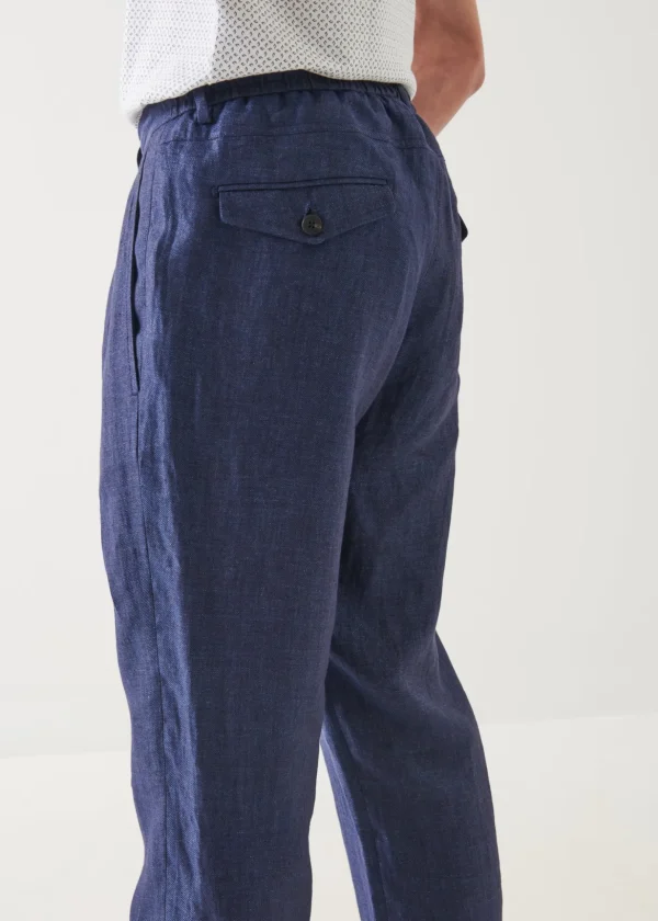 Linen Drawstring Pant