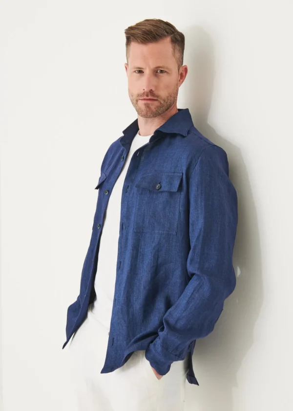 Linen Shirt Jacket