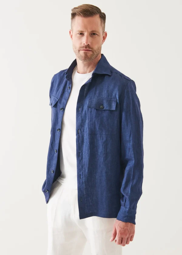 Linen Shirt Jacket