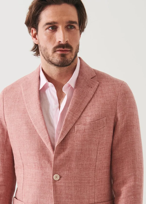 Linen Wool Blend Blazer