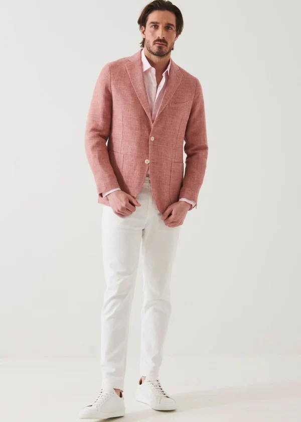 Linen Wool Blend Blazer