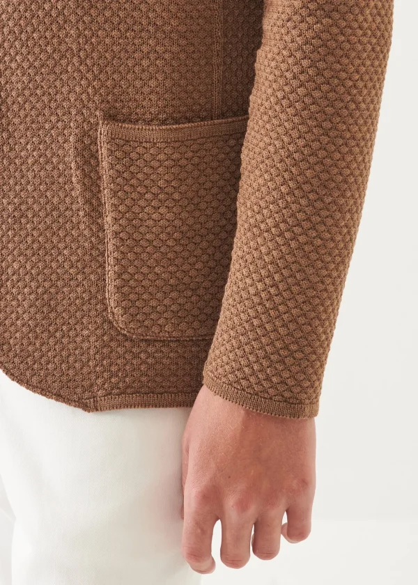 Merino Bubble Stitch Blazer
