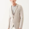 Merino Chevron Knit Blazer
