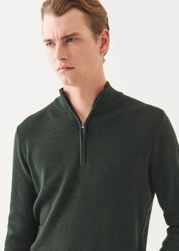 Merino Quarter Zip