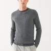 Merino Textured Crewneck