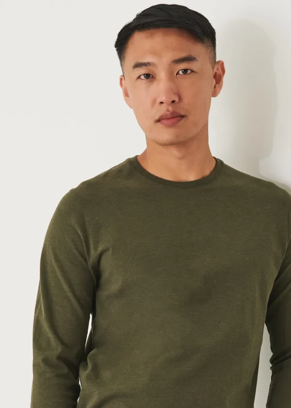 Pima Cotton Stretch Overdye T-Shirt