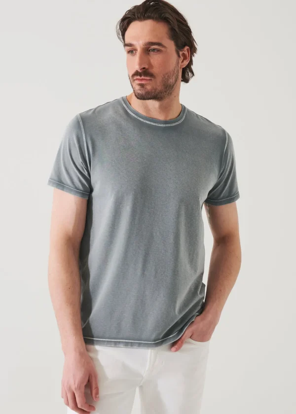 Pima Cotton Stretch Vintage Wash T-Shirt