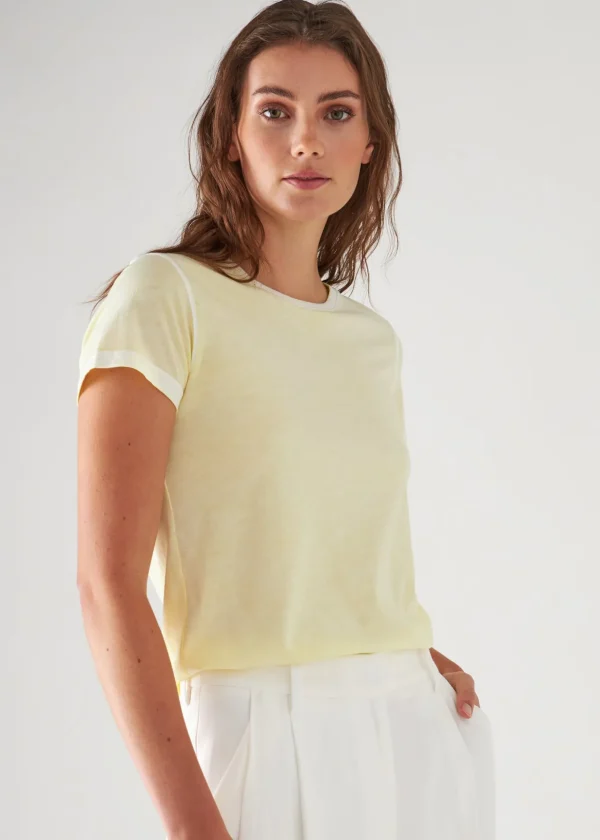Reverse Spray Lightweight Pima Cotton T-Shirt