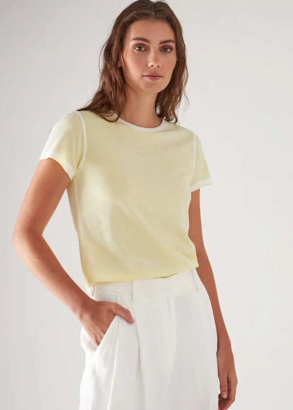 Reverse Spray Lightweight Pima Cotton T-Shirt