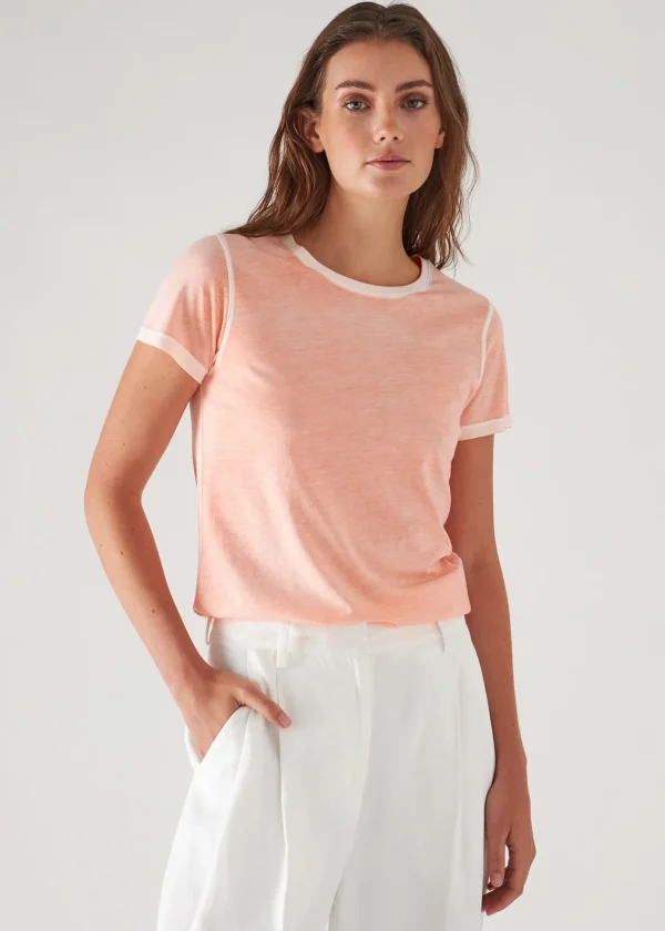 Reverse Spray Lightweight Pima Cotton T-Shirt
