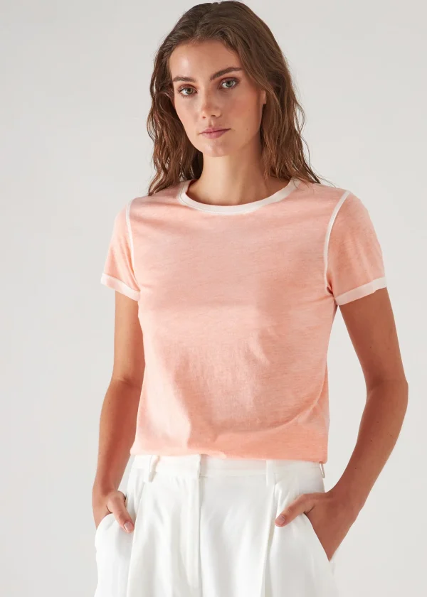 Reverse Spray Lightweight Pima Cotton T-Shirt