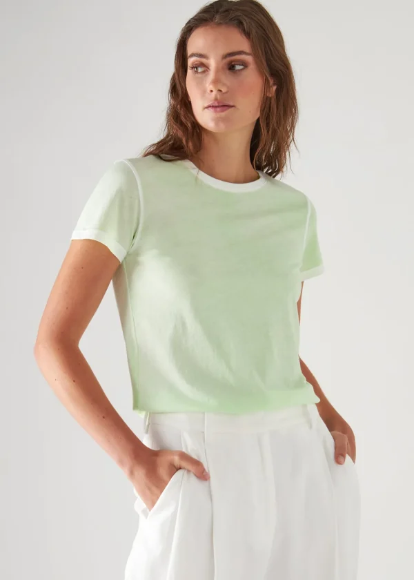 Reverse Spray Lightweight Pima Cotton T-Shirt
