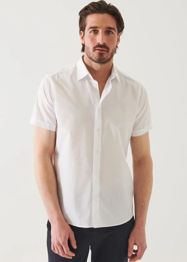 Seersucker Cotton Shirt