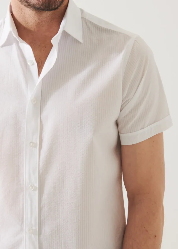 Seersucker Cotton Shirt