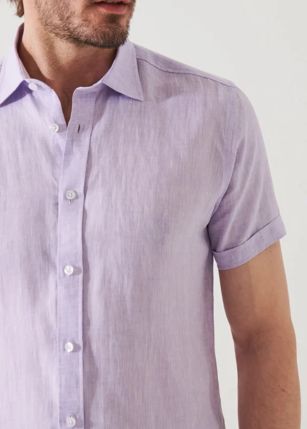 Short Sleeve Linen Shirt