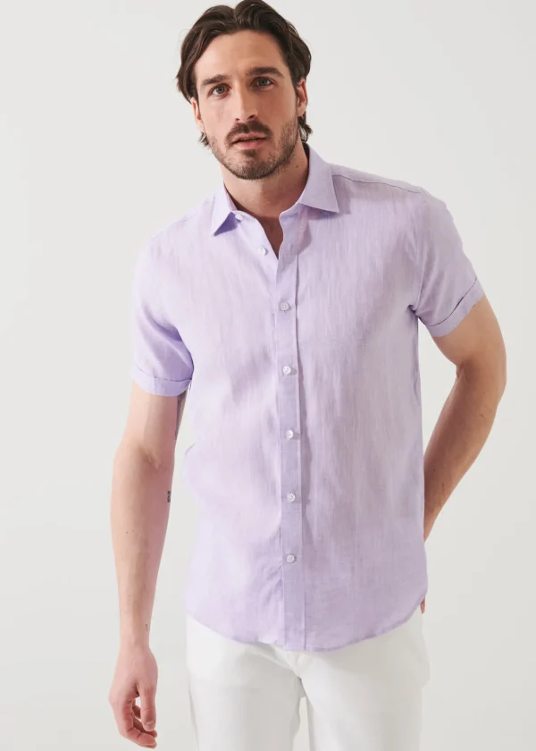 Short Sleeve Linen Shirt