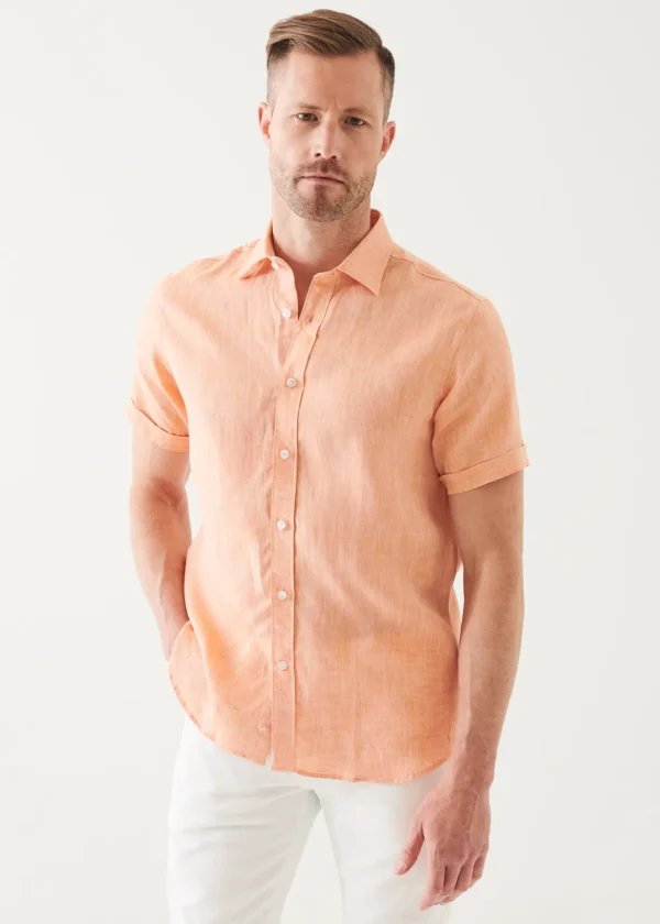 Short Sleeve Linen Shirt