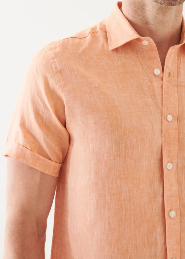 Short Sleeve Linen Shirt